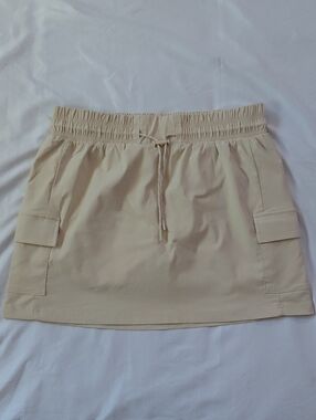 Børn Outdoor Beige Cargo Skirt With Built In Shorts Womens XL
